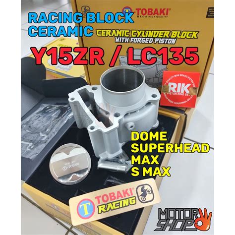 TOBAKI CERAMIC RACING BLOCK FORGED PISTON FULL SET Y15ZR Y15Z Y15 62MM