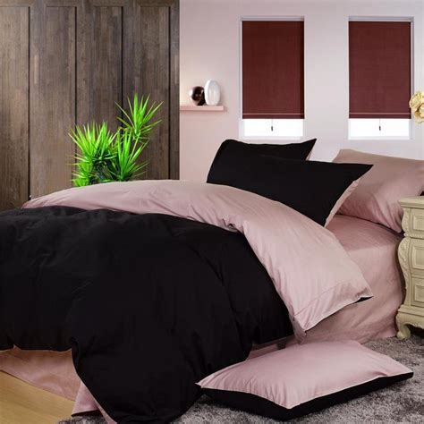 Pink And Black Bedding Queen Size Hanaposy