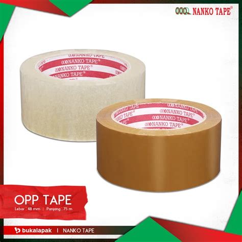 Jual Nanko OPP Tape 48 Mm X 83 Y X 48 Mic Di Lapak Nanko Tape Bukalapak