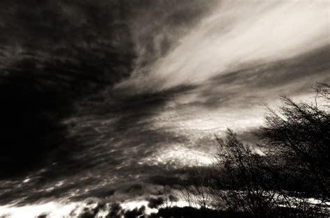 Fotos Gratis Naturaleza Horizonte Ligero Nube En Blanco Y Negro