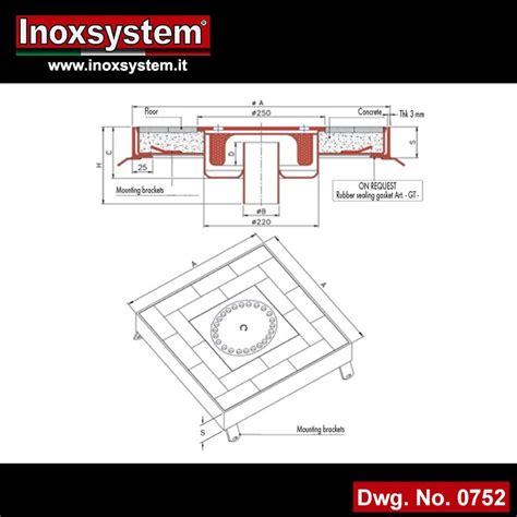 Recessed Manhole Covers With Integrated Odor Trap In Stainless Steel