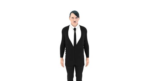 D Model Adolf Hitler Vr Ar Low Poly Cgtrader