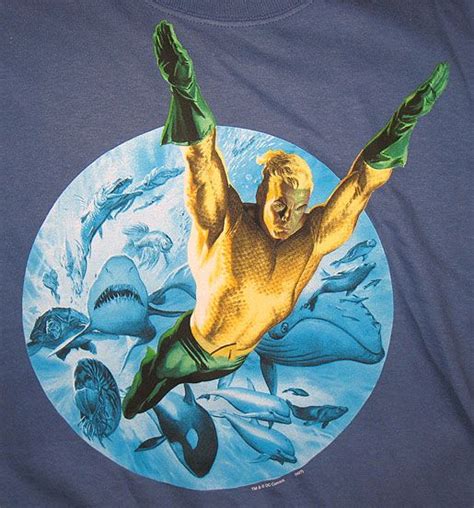 Aquaman t-shirt by Alex Ross | Comic books, Cat comics, Art