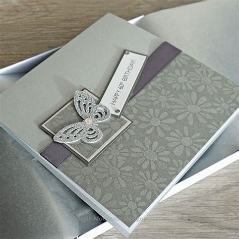 Silver Sparkle Handmade Birthday Card