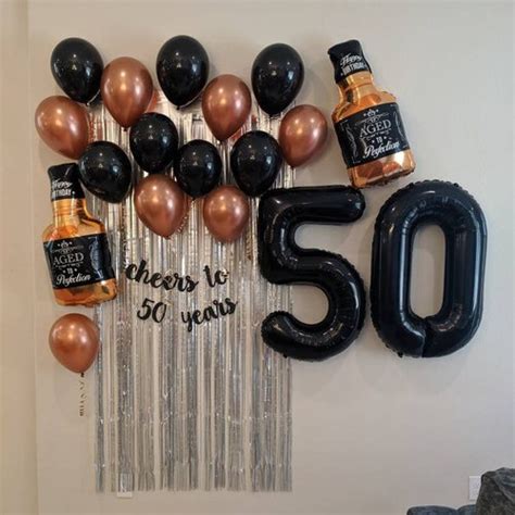 50th Birthday Party Decorations For Men Cheers To 50 Years Etsy Canada