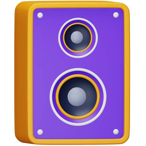 Speaker 3d Rendering Isometric Icon 13797423 Png