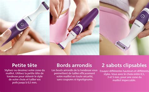 Philips Brt Bikinigenie Tondeuse Sp Cial Bikini Violet Amazon