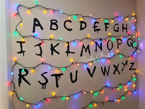 Stranger Things Alphabet Wall