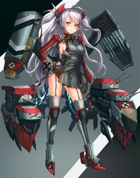 Safebooru 1girl Armored Boots Armpit Cutout Azur Lane Bangs Blush Boots Breasts Brown Eyes