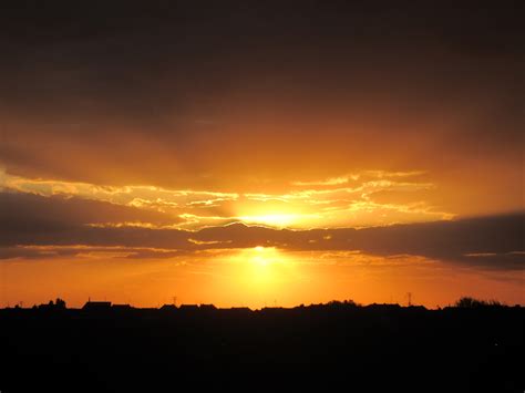 Images Gratuites Ciel Apr S Lune Horizon Le Coucher Du Soleil