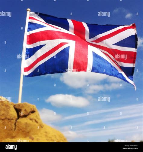 Sandcastle beach flag hi-res stock photography and images - Alamy