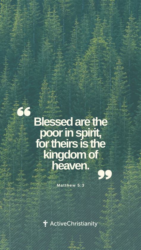 Matthew Bibleverse Wallpaper Blessed Are The Poor In Spirit For