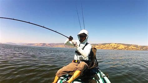 Kayak Fishing For Large Mouth Bass At Clear Lake California Youtube