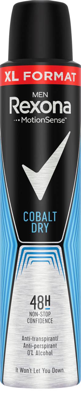 Rexona Men Cobalt Dry Antyperspirant W Sprayu Cobalt Dry 200 Ml