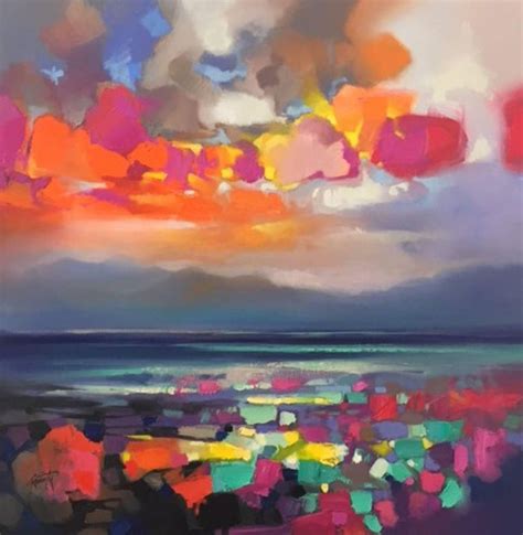 Scott Naismith Armadale Orange Painting For Sale At 1stdibs