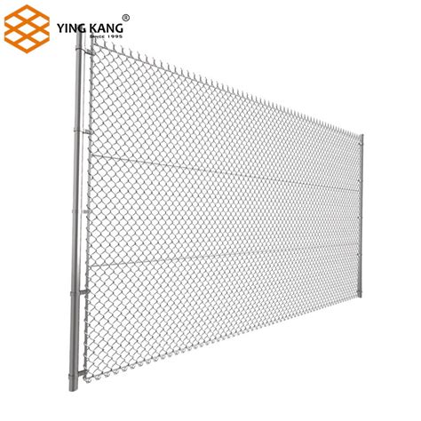 Galvanized PVC Coated Mesh Rolls Cyclone Wire Chain Link Fence Panels