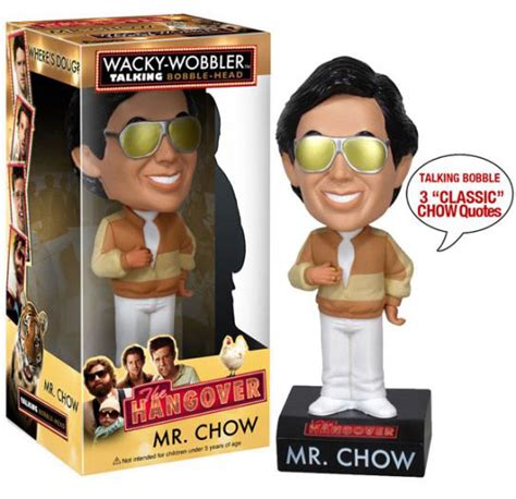 The Hangover Mr. Chow Talking Bobblehead - GeekAlerts