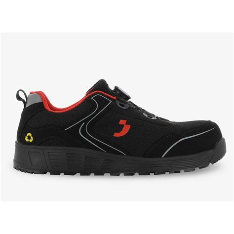 Jual Safety Shoes Jogger ECOLOBI S1P Low TLS BLACK HITAM Shopee