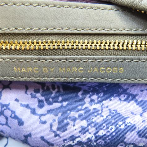 【二手名牌brand Off】marc Jacobs 馬克賈伯 灰色 羊皮 肩背包 歐系精品包 配件 Yahoo奇摩購物中心