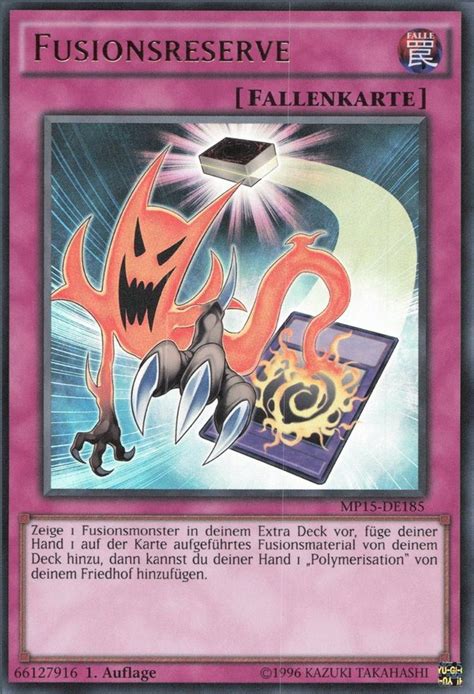 Recollectibles Sammelkarte Yugioh Karte Fusionsreserve Deutsch Yu Gi