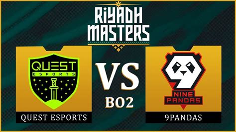 9PANDAS Vs QUEST EASPORTS Riyadh Masters 2023 BO2 GAME 1 YouTube