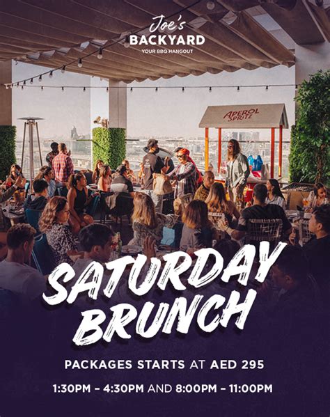 Saturday Brunch Joes Backyard Holiday Inn Dubai Festival City Dizzer