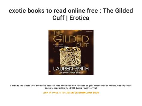 Exotic Books To Read Online Free The Gilded Cuff Erotica