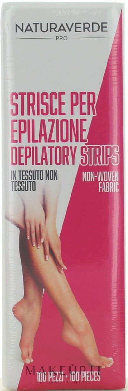 Naturaverde Pro Depilatory Strips Non Woven Fabric Strisce Per