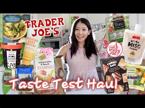 Trader Joe S Taste Test Haul Miso Paste Tj S Macaron Smores Thai