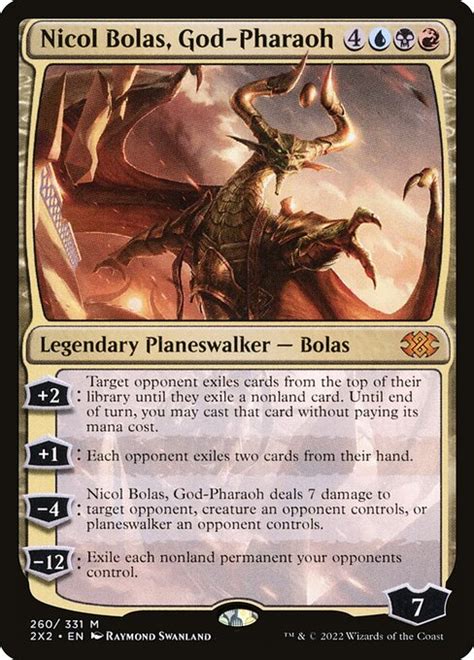 Nicol Bolas, God-Pharaoh - Double Masters 2022 - MTG Print