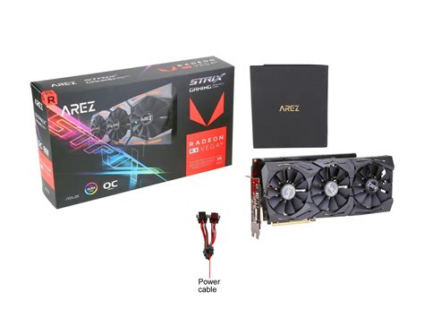 ASUS AREZ Strix Radeon RX Vega 56 Video Card AREZ STRIX RXVEGA56 O8G