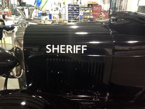 Sheriff Car Vehicle Graphics Ace Sign Company