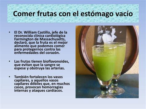 Ppt Comer Frutas Con El Est Mago Vac O Powerpoint Presentation Free