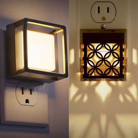 Doresshop Night Lights Plug Into Wall Pack With Dusk To Dawn Sensor