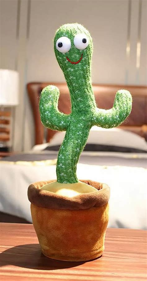 Dancing Cactus Toys Record Speaking Twisting Singing Dancer Etsy