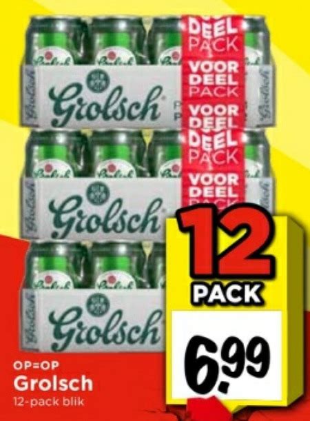 Grolsch Blikje Bier Folder Aanbieding Bij Vomar Details