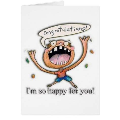 Congrats Im So Happy For You Greeting Cards Zazzle