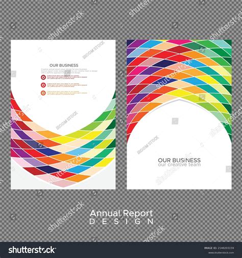 Annual Report Cover Vector Design Stock Vector Royalty Free 2148203159 Shutterstock