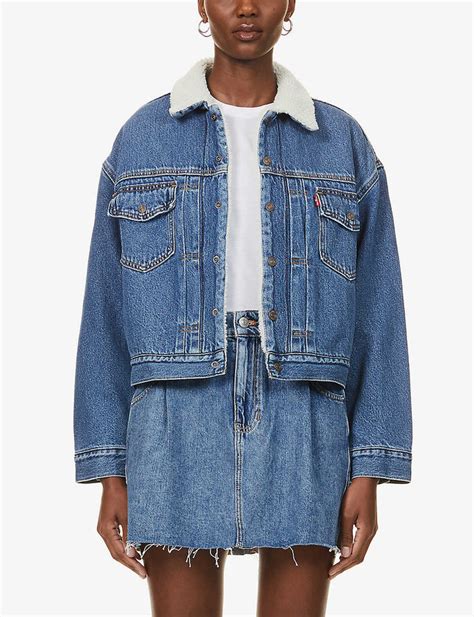 Levis New Heritage Sherpa Trucker Denim Jacket Shopstyle