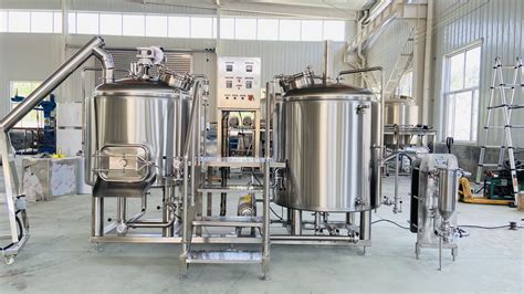 400L 500L 600L 5BBL 6BBL 2 Vessel Beer Brewing System Stainless Steel