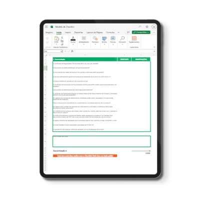 Planilha Grátis Modelo de Checklist para NR 31