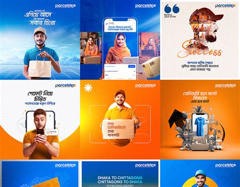 Courier Ads Banner Design Parceldex Behance