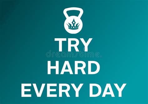 Fitness And Gym Motivation Quote Stock Illustration Illustration Of