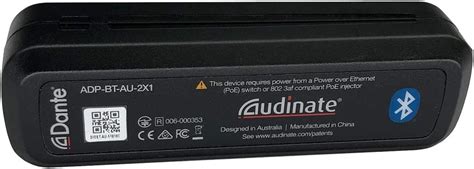 Audinate ADP-BT-AU2X1 Dante AVIO Bluetooth IO Adapter - Event ...