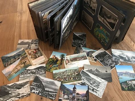 Pk Sammlung Ber Antike Postkarten Schweiz In Album Kaufen Auf