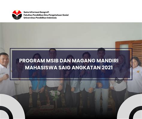 Program Msib Dan Magang Mandiri Mahasiswa Saig Angkatan Setengah