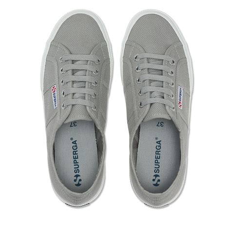 Superga® Mens Lt Grey 2750 Cotu Classic Shoes Trainers Sneakers