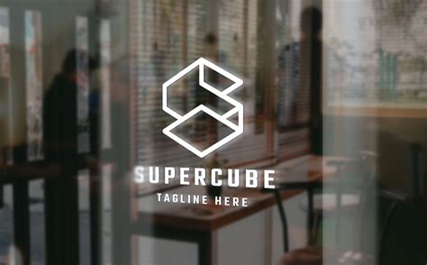Super Cube Letter S Company Logo Logo Template