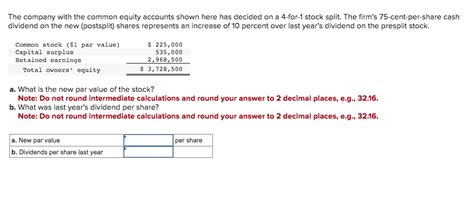 Solved The Company With The Common Equity Accounts Shown Chegg