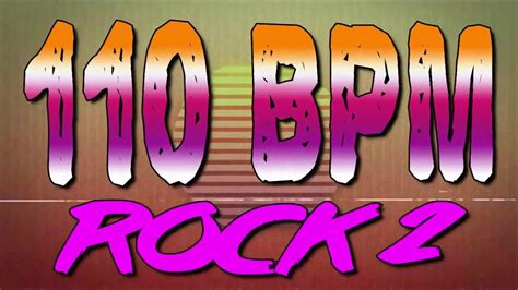 110 Bpm Rock 2 4 4 Drum Track Metronome Drum Beat Youtube